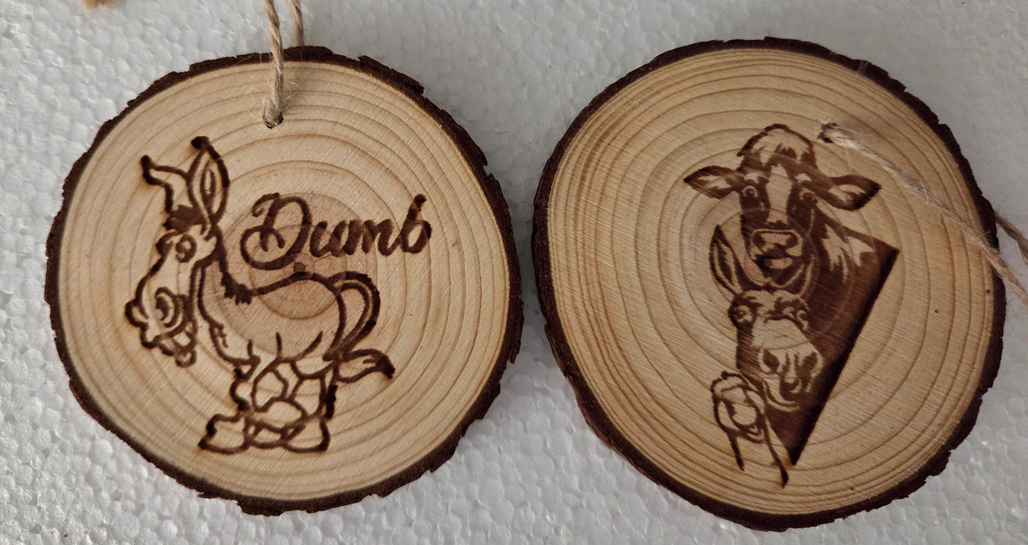 Assorted Wooden Ornaments (click to view other options)