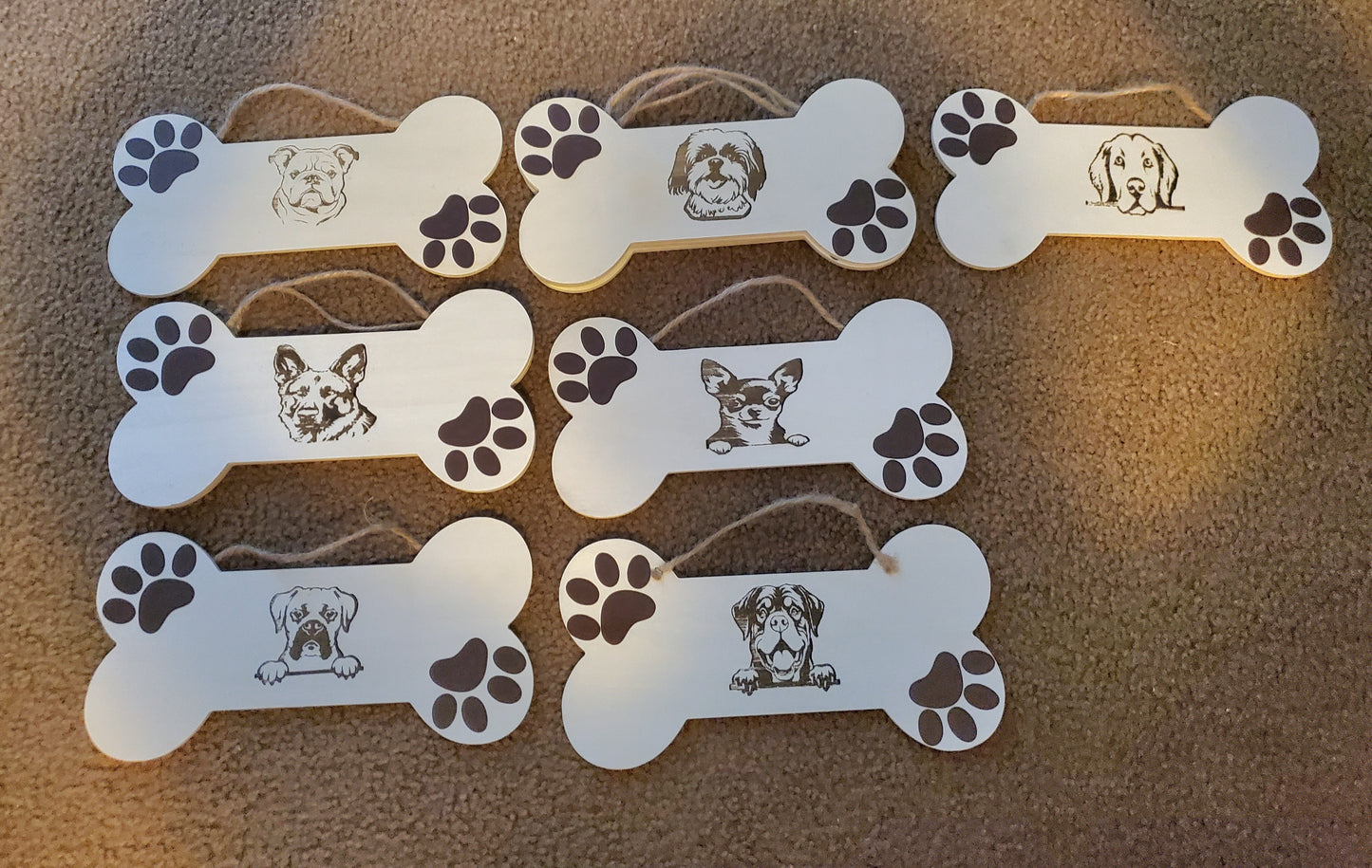 Dog bone signs
