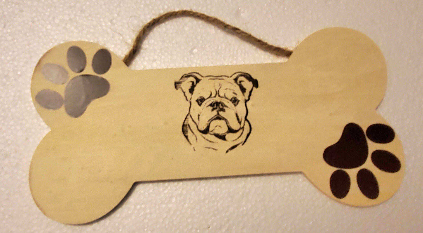 Dog bone signs