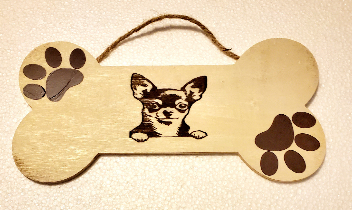 Dog bone signs
