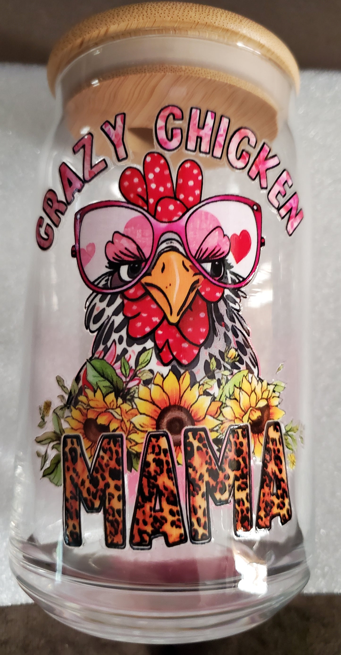 Assorted Chicken themed glass jars (click to view other options)