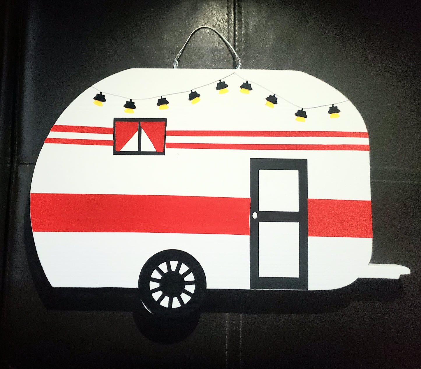 Wooden Camper Door Hanger