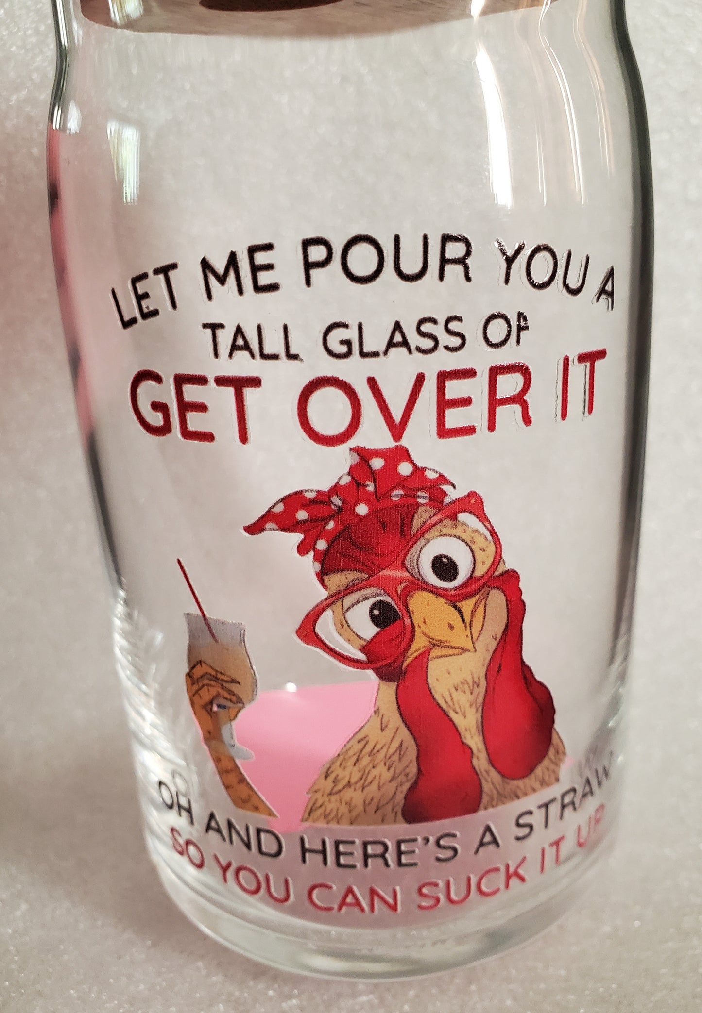Assorted Chicken themed glass jars (click to view other options)