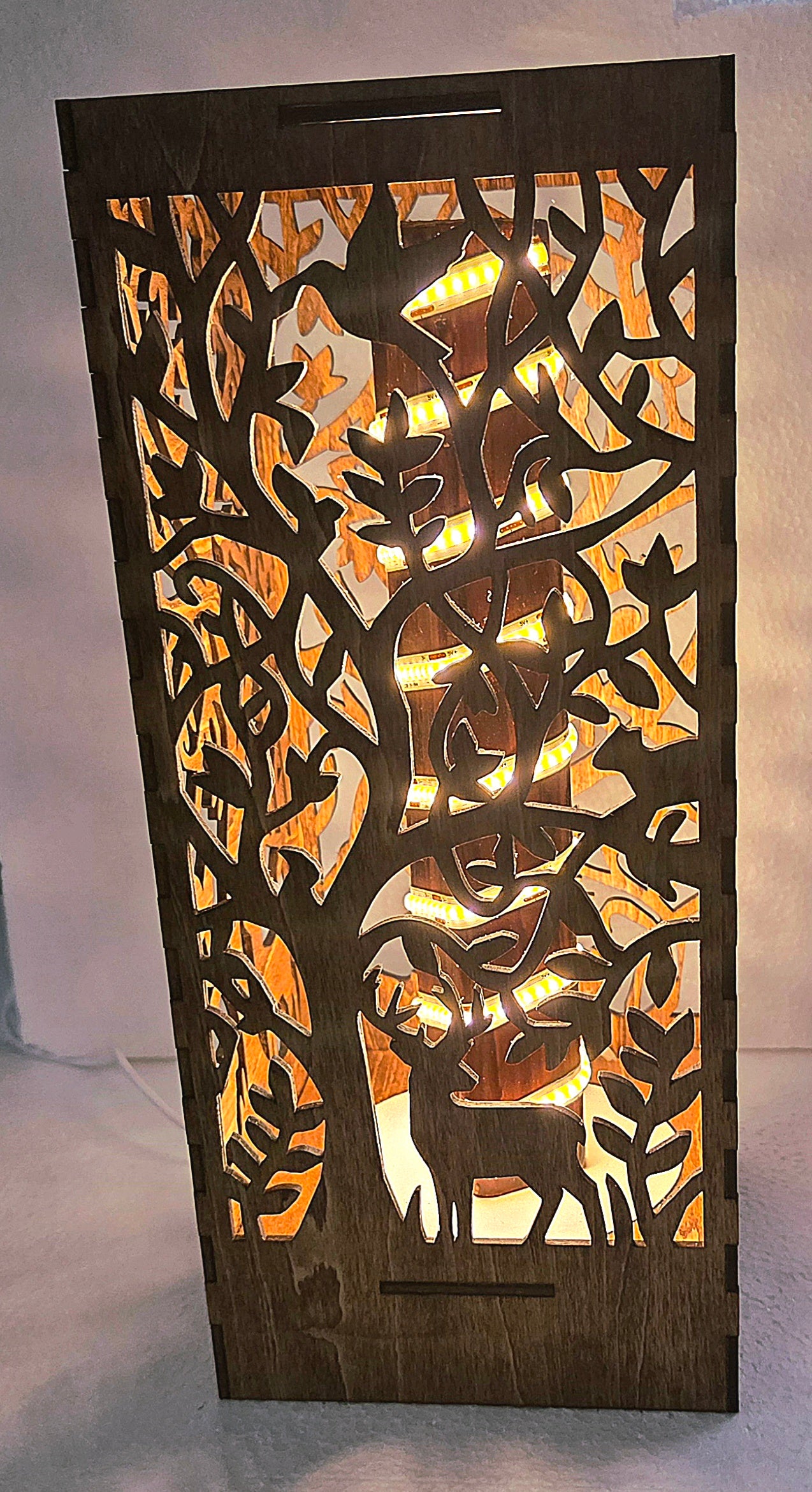 Deer Lantern 5x11.25"