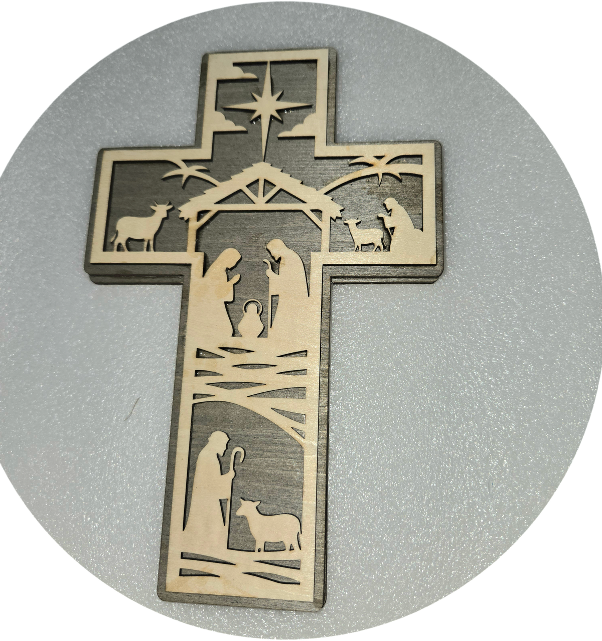 Wooden door hanger