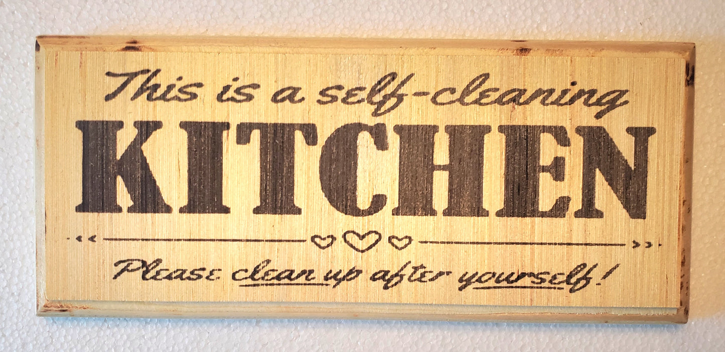Kitchen signs