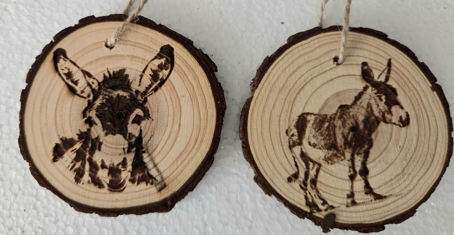 Assorted Wooden Ornaments (click to view other options)