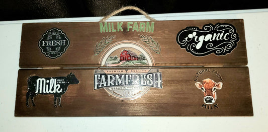 Milk Farm Sign