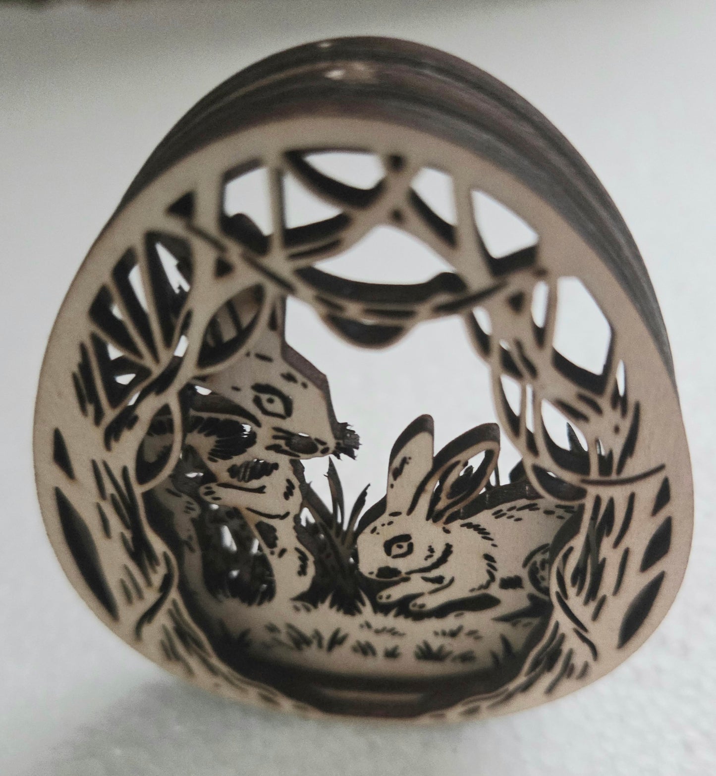 3D Egg Rabbit Stand Alone