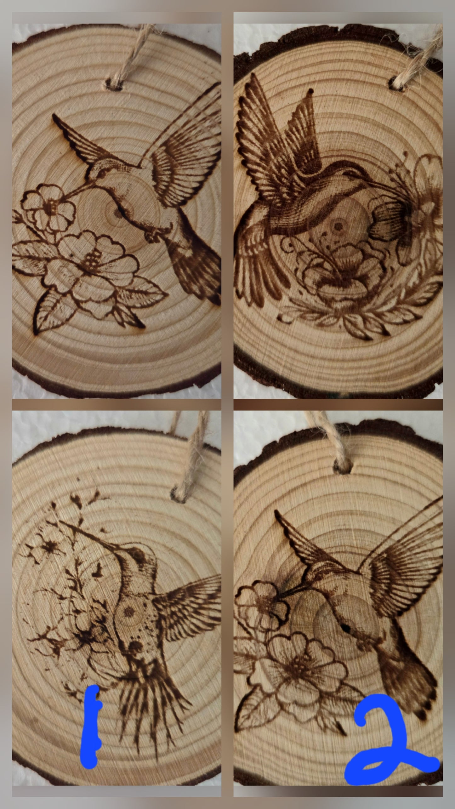 Assorted Wooden Ornaments (click to view other options)