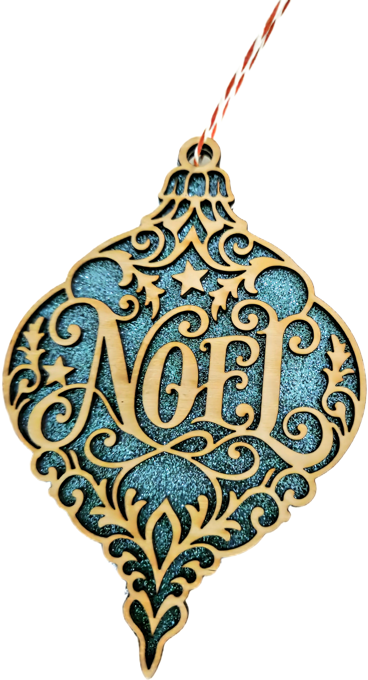 Christmas wood ornaments