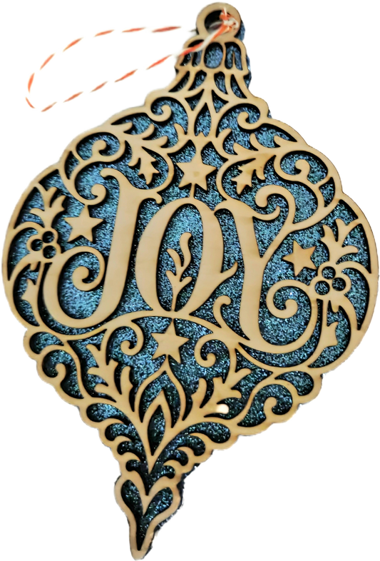 Christmas wood ornaments