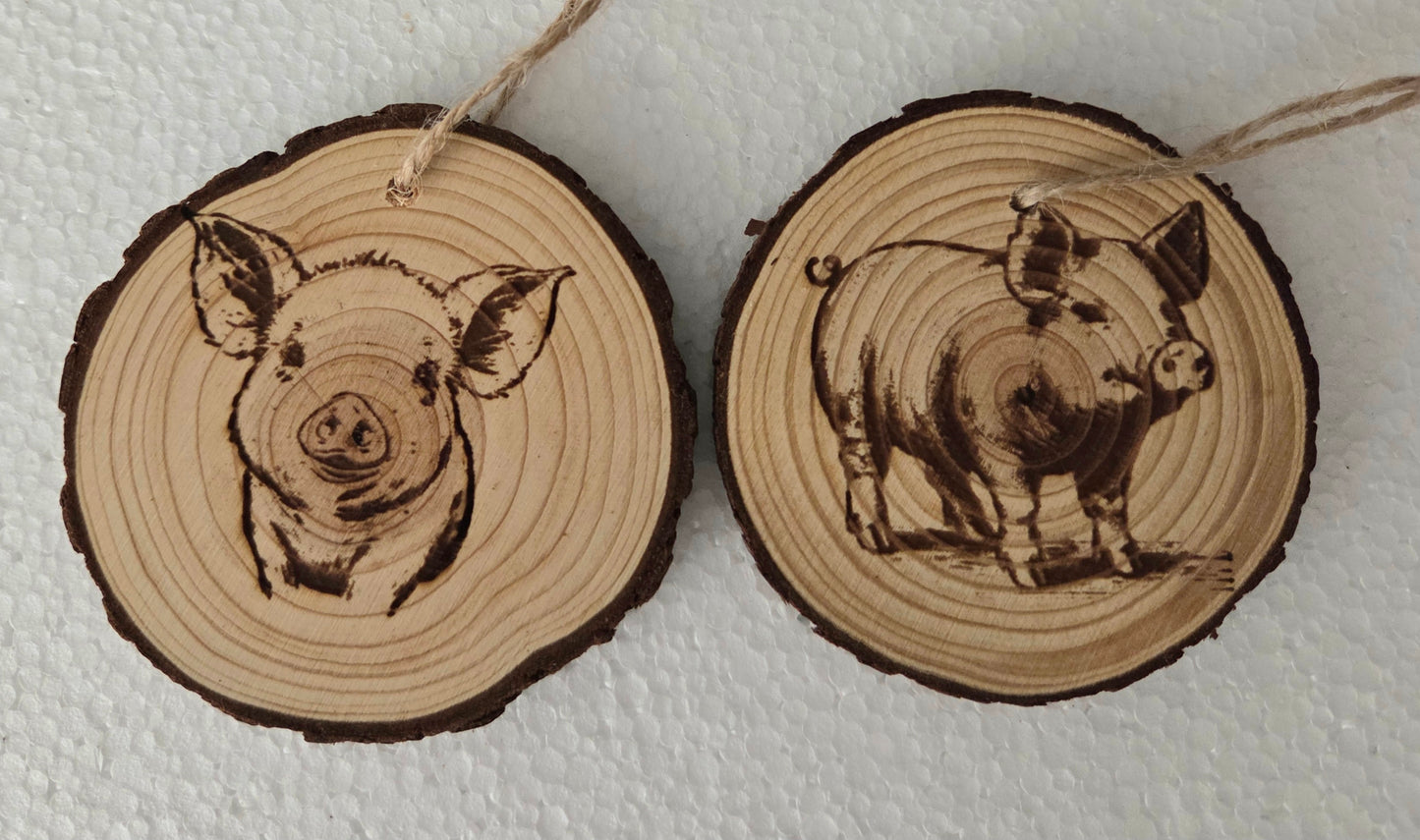 Assorted Wooden Ornaments (click to view other options)